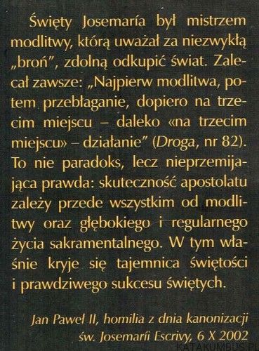 Droga. ŚW. JOSEMARIA ESCRIVA