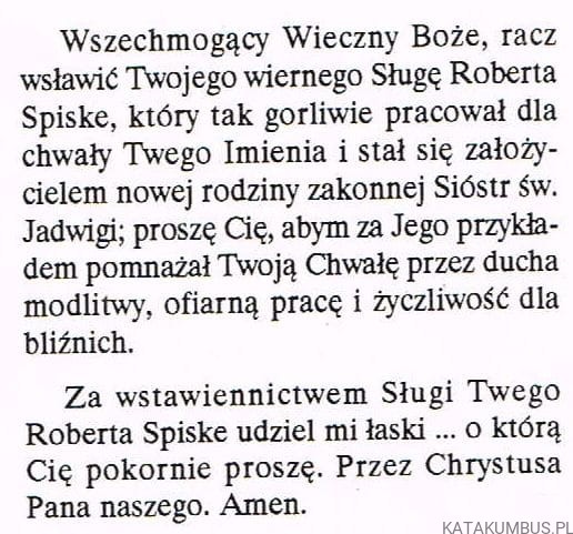 Ksiądz Robert Spiske wrocławski kandydat na ołtarze. Ks. MICHAŁ MACHAŁ