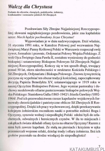 Walczę dla Chrystusa / Bp Sławoj Leszek Głódź