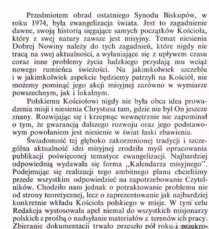 Misjonarze Polscy w Świecie 1