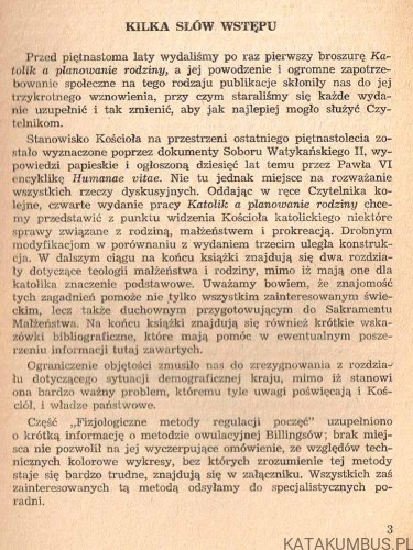 Katolik a planowanie rodziny