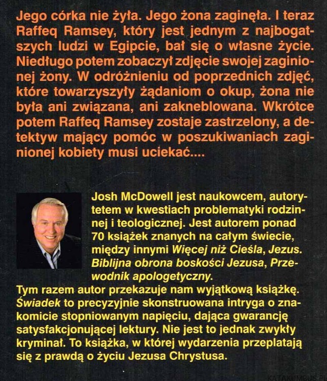Świadek. JOSH MCDOWELL