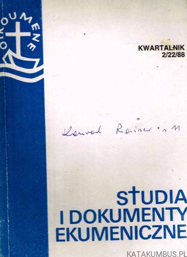 Studia i dokumenty ekumeniczne. Kwartalnik 3 /88. PRACA ZBIOROWA