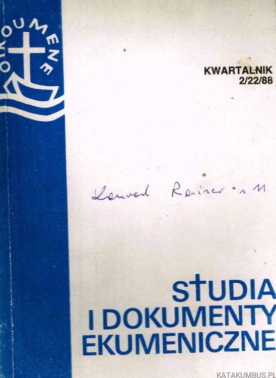Studia i dokumenty ekumeniczne. Kwartalnik 3 /88. PRACA ZBIOROWA