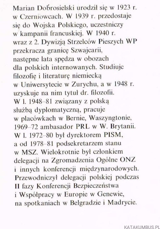 Rewolucja rozumu. Sprawy świata i Polski / Marian Dobrosielski
