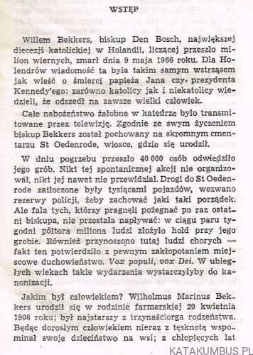 Drogi ludu Bożego. WILLEM BEKKERS