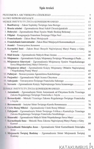 Instytuty życia konsekrowanego w Kościele łódzkim. PRACA ZBIOROWA