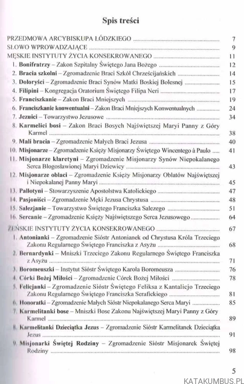 Instytuty życia konsekrowanego w Kościele łódzkim. PRACA ZBIOROWA