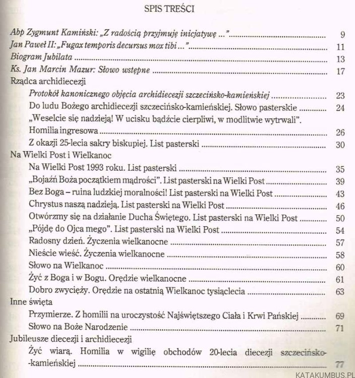 Beati Pacifici / Ks. abp Marian Przykucki