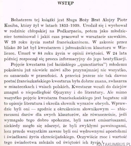 Patron maluczkich. Brat Alojzy Kosiba