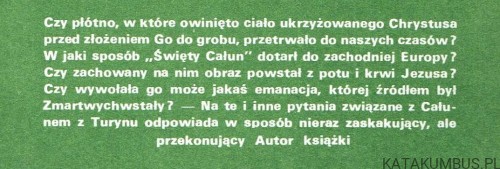Całun Turyński. IAN WILSON