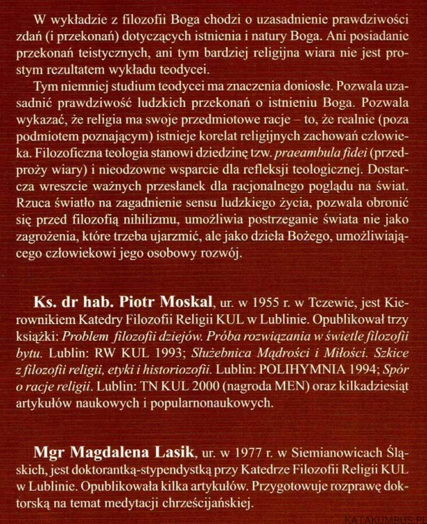 Czy istnieje Bóg? / ks. Piotr Moskal