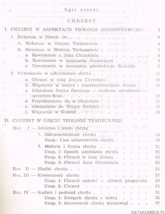 Zarys sakramentologii katolickiej cz. II. KS. KAZIMIERZ HOŁA