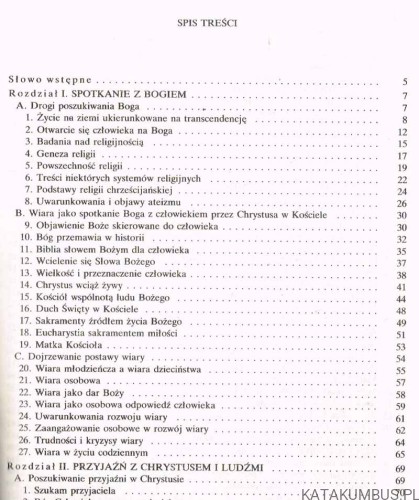 Spotkanie człowieka z Bogiem w Chrystusie. Red. Ks. MIECZYSŁAW MAJEWSKI