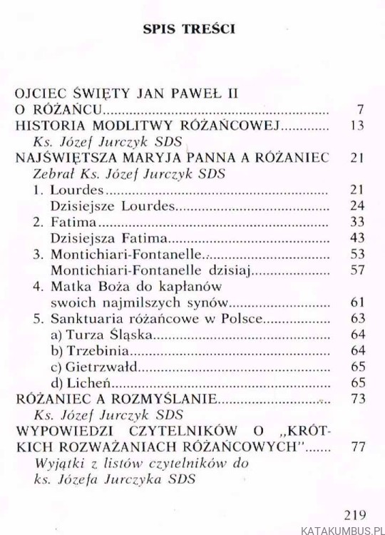 Rozważania o Różańcu. PRACA ZBIOROWA