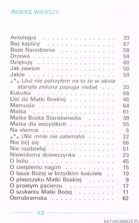 Tak ludzka / Ks. Jan Twardowski