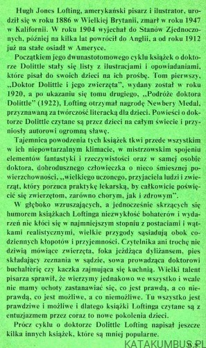 Poczta Doktora Dolittle. HUGH LOFTING