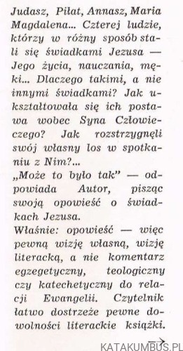 Świadkowie Jezusa. KS. MIECZYSŁAW MALIŃSKI2