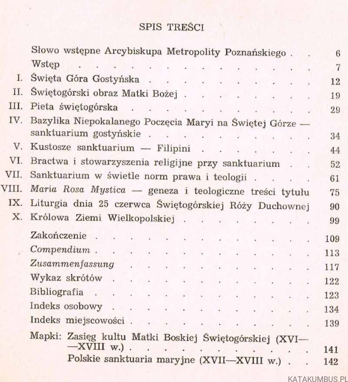 Maria Rosa Mystica. Sanktuarium Na Świętej Górze Gostyńskiej. Dzieje i teologia. KRYSTYNA KUŹMAK