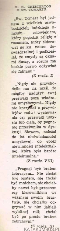 Święty Tomasz z Akwinu / Gilbert Keith Chesterton