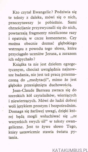 Ewangelia dla każdego z nas. JEAN-CLAUDE BARREAU