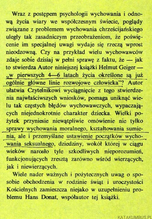 Co wyrośnie z naszych dzieci. HELMUT GEIGER, HANS DONAT