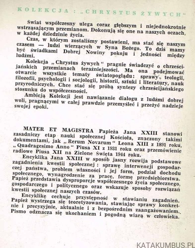 Mater et Magistra. JAN XXIII