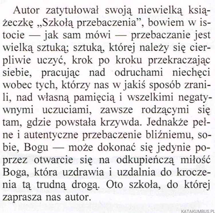 Szkoła przebaczenia. DIEGO JARAMILLO