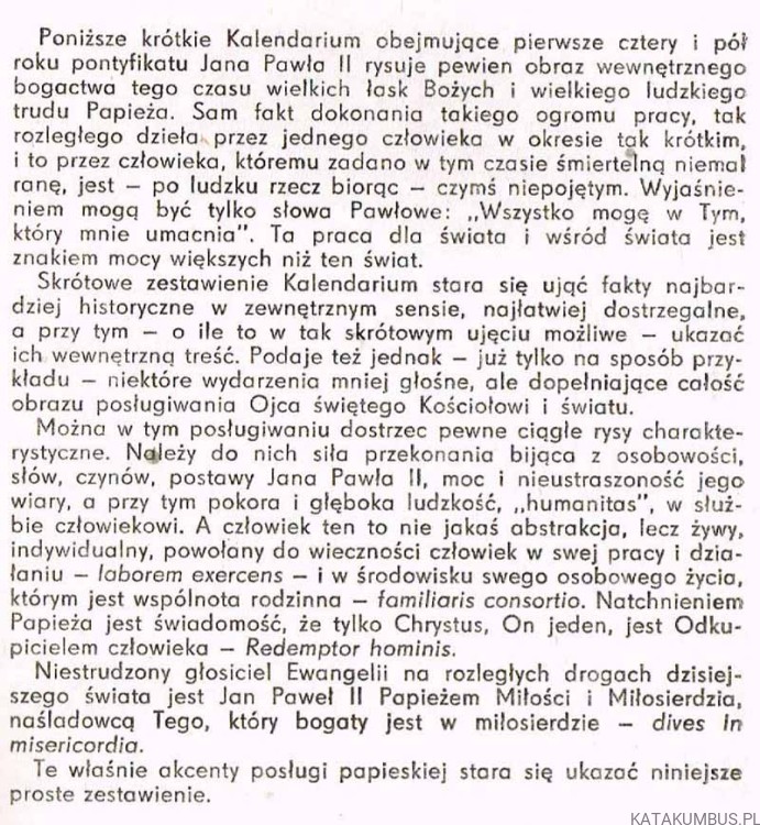 Na drogach świata. Kalendarium pierwszych lat pontyfikatu Jana Pawła II. Opr. MAREK WĘCŁAWSKI