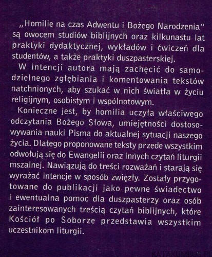 Chrystus przychodzi. o. TOMASZ DĄBEK