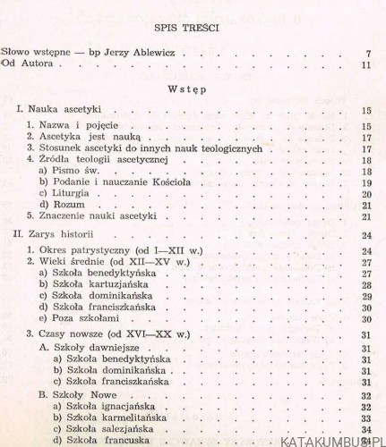 Zarys ascetyki. Ks. JAN BOCHENEK
