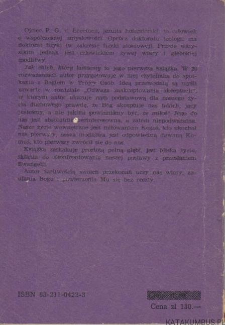 Jak chleb, który łamiemy.  PETER G. VAN BREEMEN