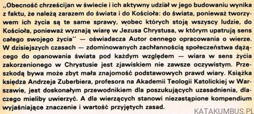 Wierzę. Podstawowe prawdy wiary. ANDRZEJ ZUBERBIER