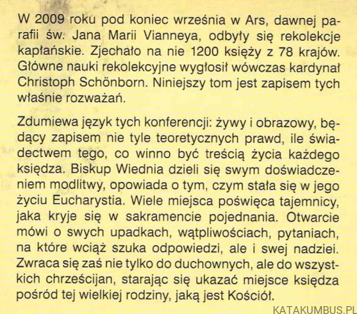 Radość kapłaństwa. Ks. Kard. Christoph Schonborn