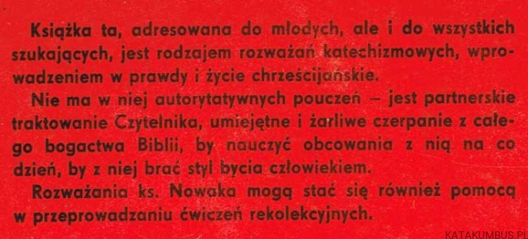 Aby pełniej żyć. Ks. MIECZYSŁAW NOWAK