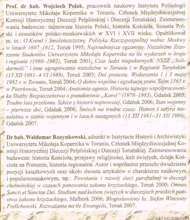"AS"Ksiądz Biskup Czesław Kaczmarek w Rywałdzie Królewskim. WOJCIECH POLAK, WALDEMAR ROZYNKOWSKI