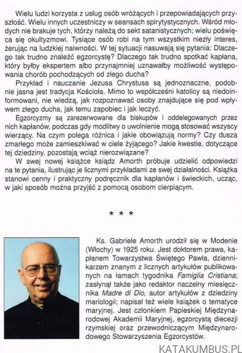 Nowe wyznania egzorcysty. GABRIELE AMORTH