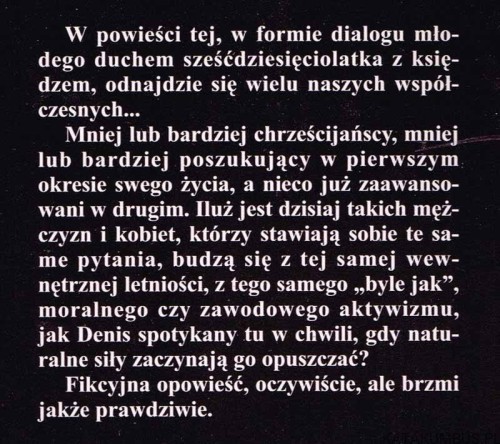 Chcę rozmawiać z księdzem. OLIVIER RENAUDIN