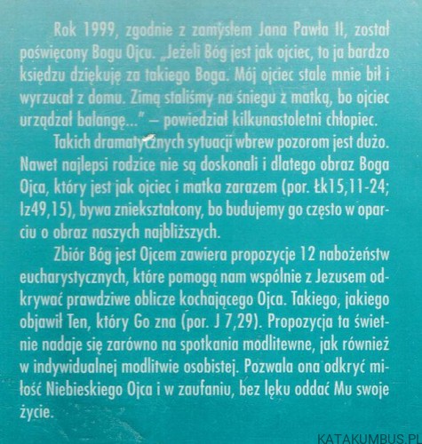 Bóg jest Ojcem. ks. LESŁAW JUSZCZYSZYN CM