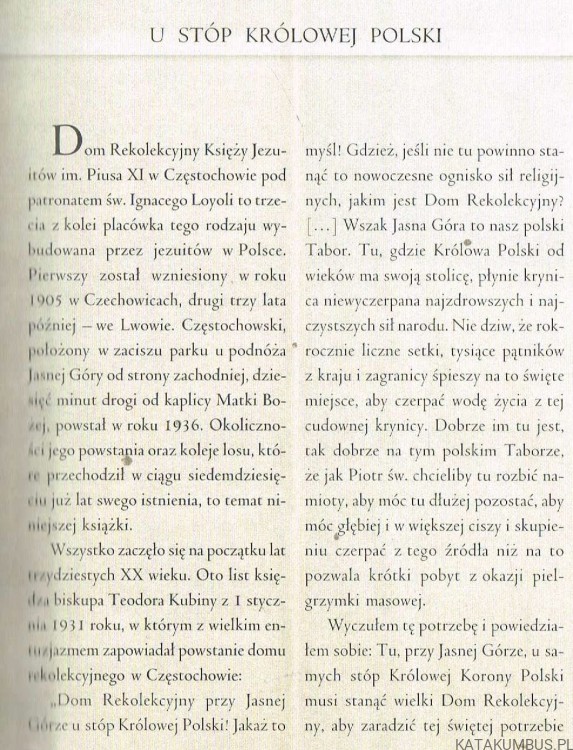 Centrum Duchowości w Częstochowie. JÓZEF ANTOS SJ