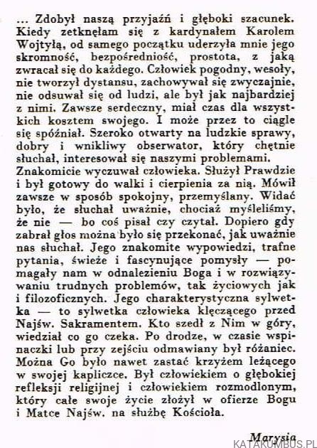 Habemus Papam / S. M Krystyna Bonfilia Brzeska