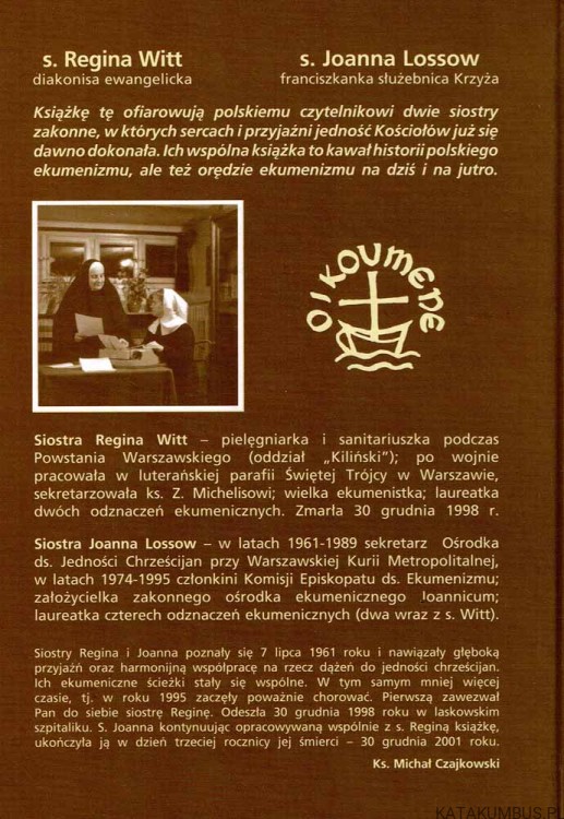 Sługa Słowa Bożego i Jedności Chrześcijan Ks. Zygmunt Michelis. PRACA ZBIOROWA