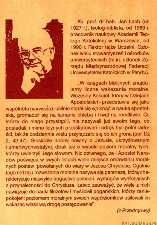 Dłużnicy miłości. Ks. JAN ŁACH