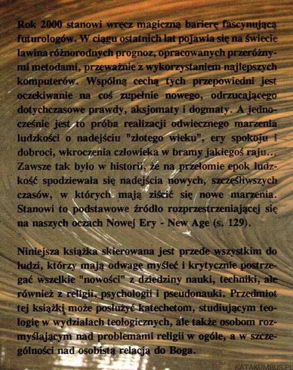 Bezdroża New Age. ks. RYSZARD TOMCZAK