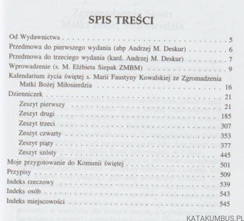 Dzienniczek. Miłosierdzie Boże w duszy mojej. Św. S. M. FAUSTYNA KOWALSKA 2
