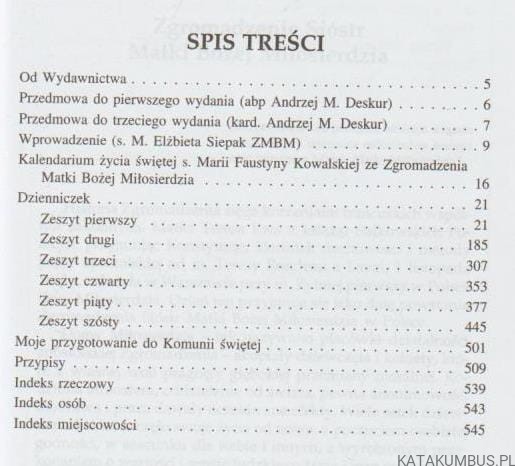 Dzienniczek. Miłosierdzie Boże w duszy mojej. Św. S. M. FAUSTYNA KOWALSKA 2