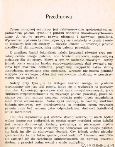 Palić czy nie palić? Ks. FELIKS STASZAK
