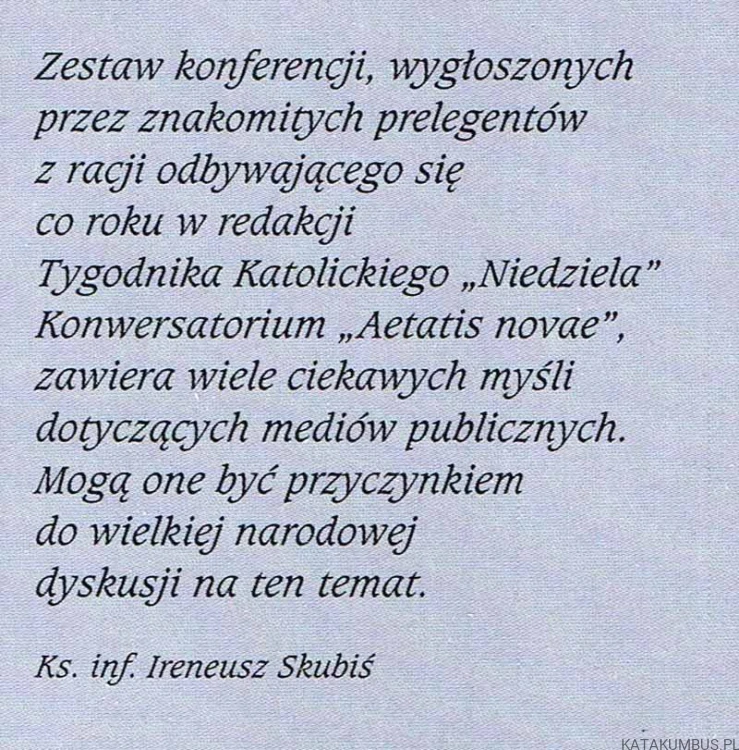 Media publiczne - misja czy komercja? Ocena i cele. PRACA ZBIOROWA.