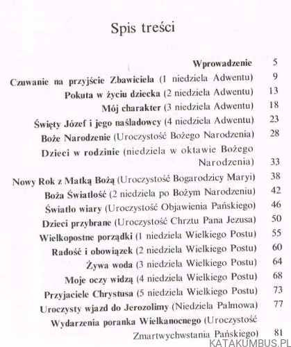 Ewangelia w życiu dziecka. Rok A. Ks. STANISŁAW KLIMASZEWSKI MIC_2