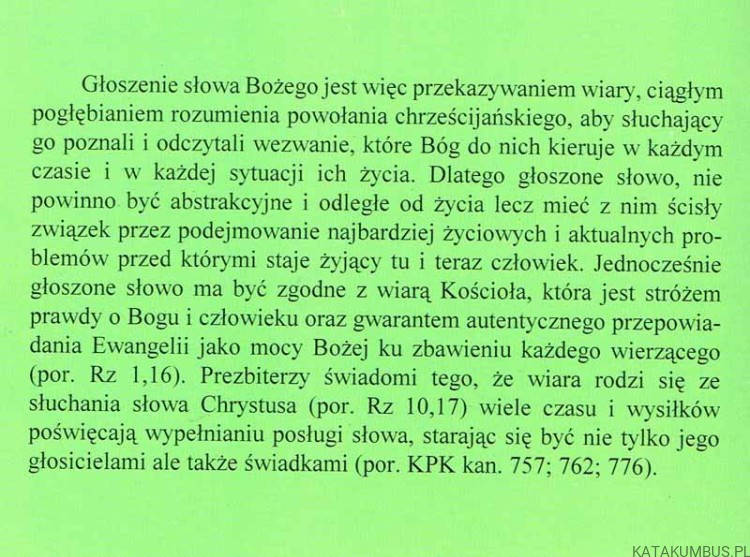 Dzielić się Słowem Bożym. Kazania i homilie. ks. ZDZISŁAW JANIEC